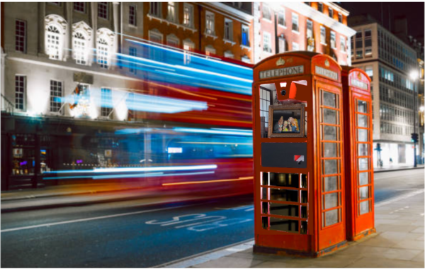 Engelse Telefooncel fotobooth