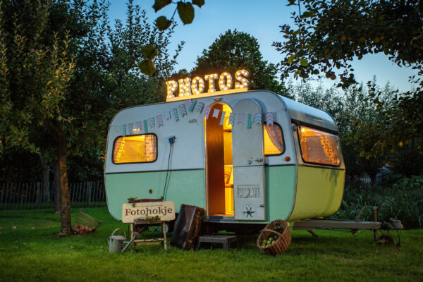 retro caravan fotohokje