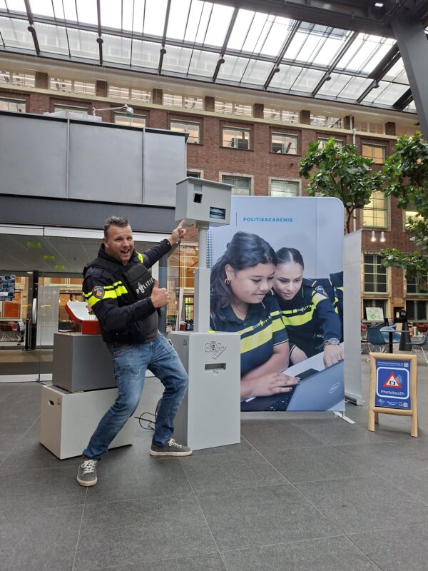 Flitspaal fun photobooth