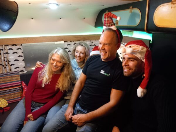 Kerst fotobooth caravan