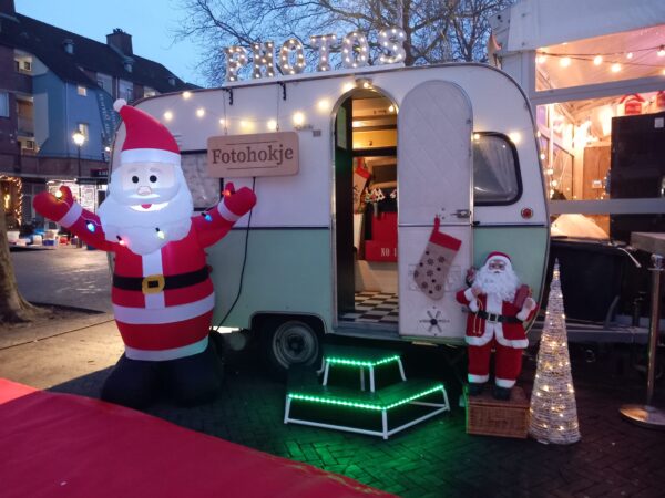 kerst photobooth caravan